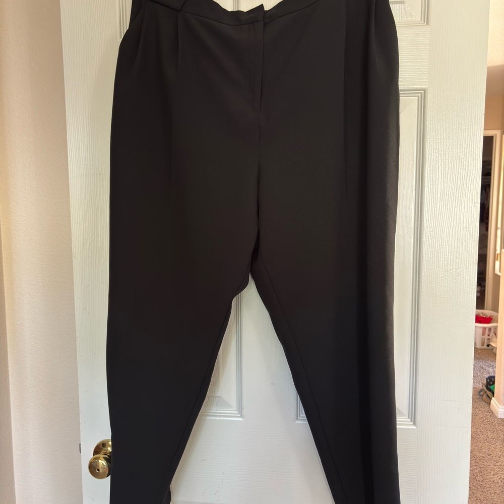 Loose Fit Black Slacks